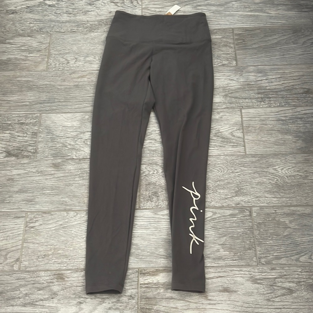 Womens Gray Pink Victoria Secret leggings, Tags still on